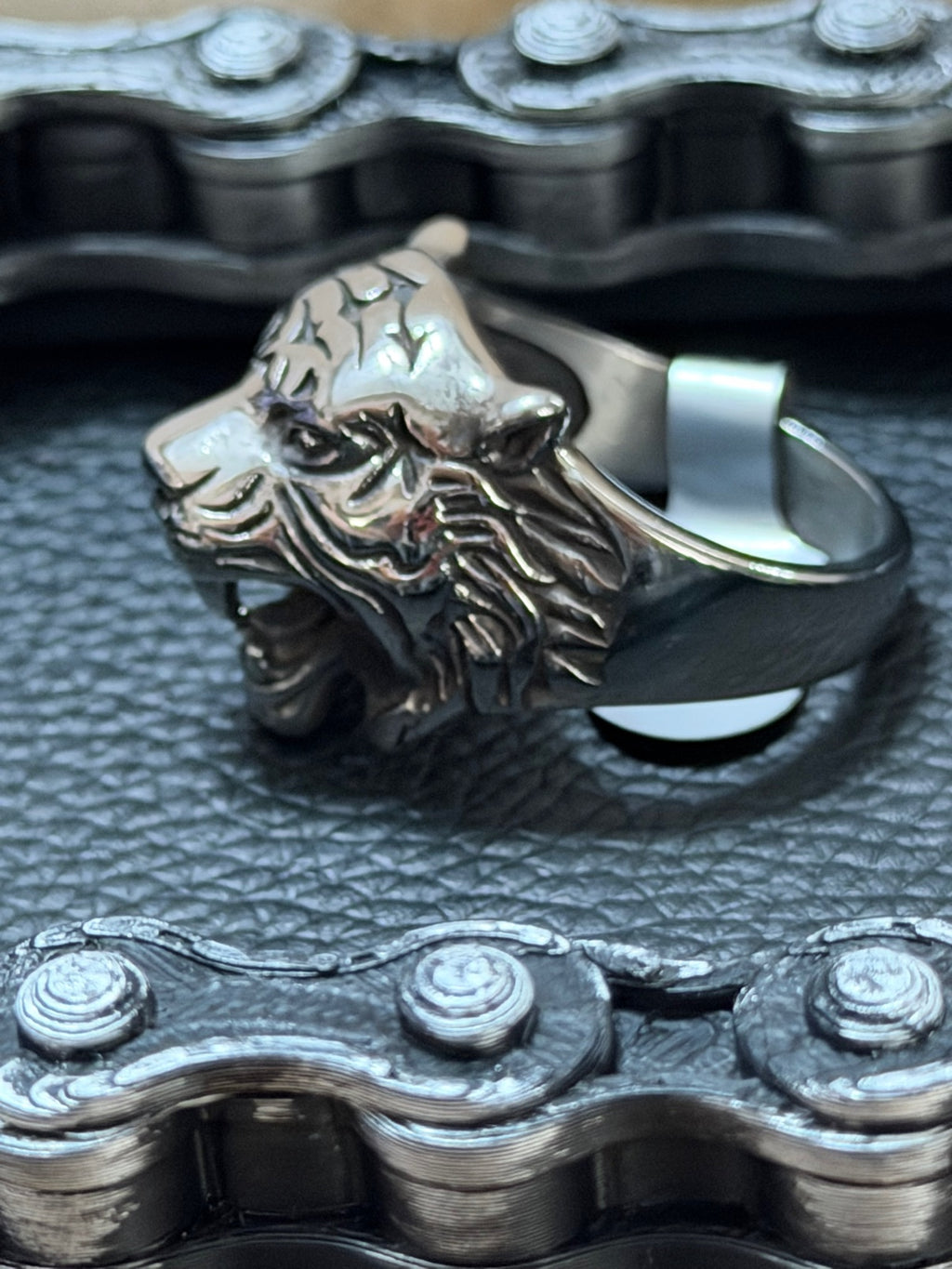 Tiger Head Ring Size 11