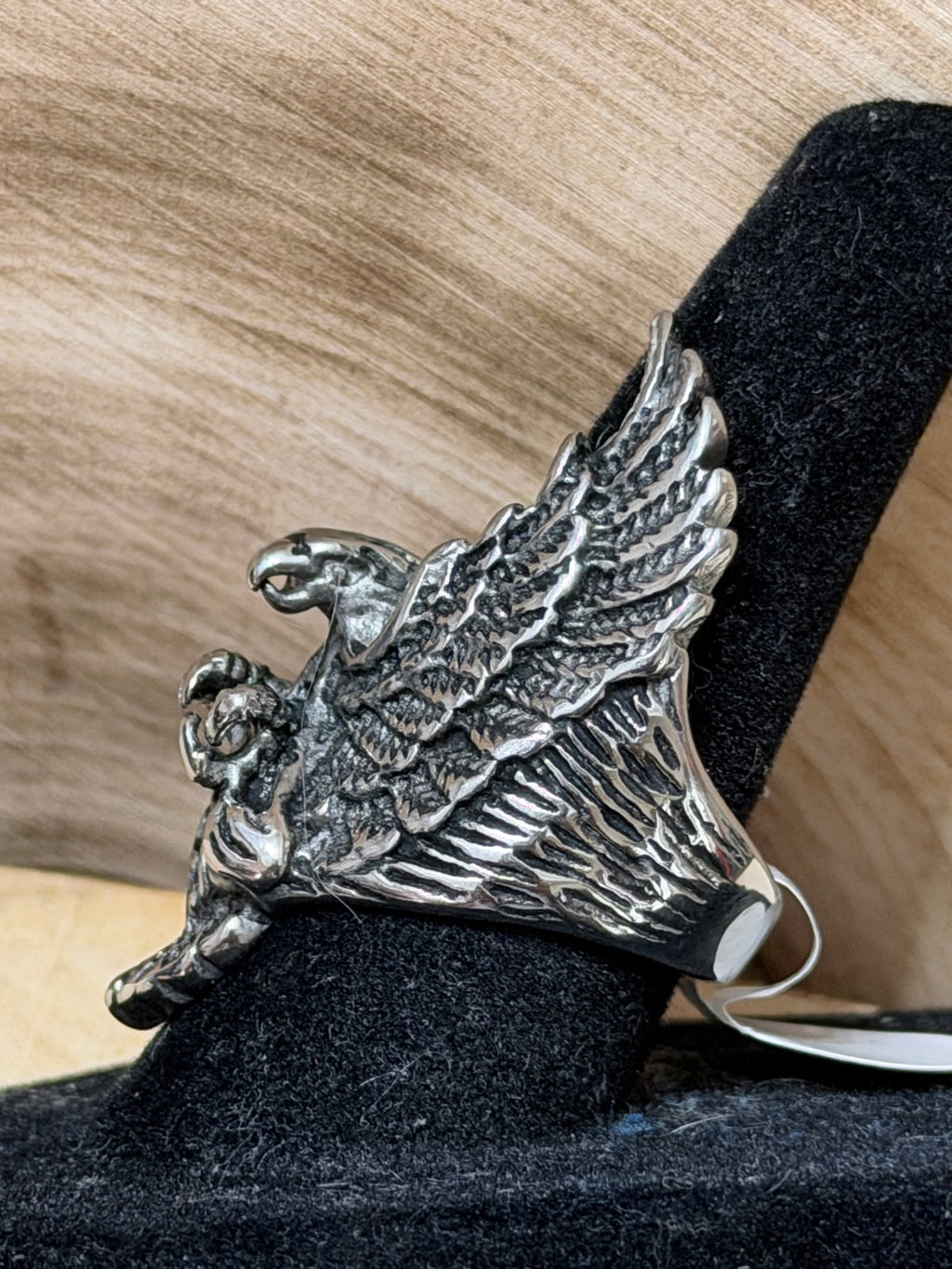 Spread Wing Eagle Ring Size 6