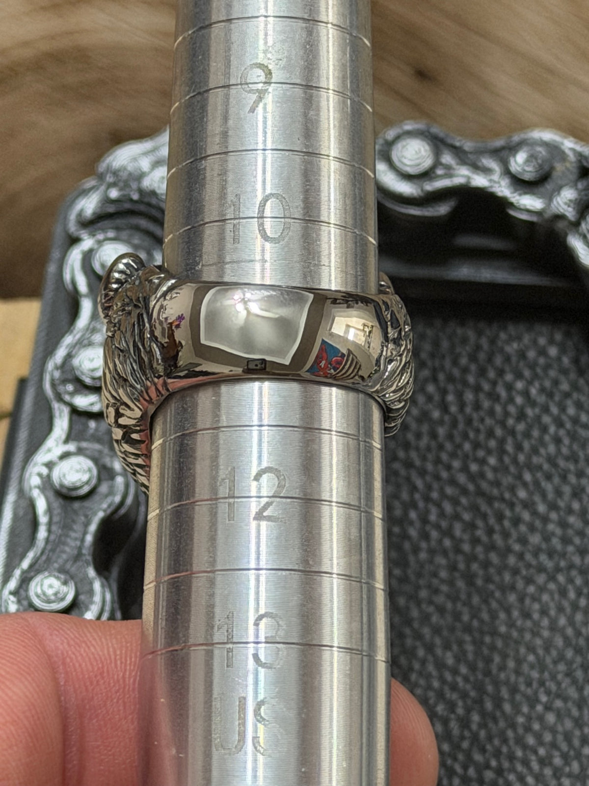 Bear Head Ring Size 11