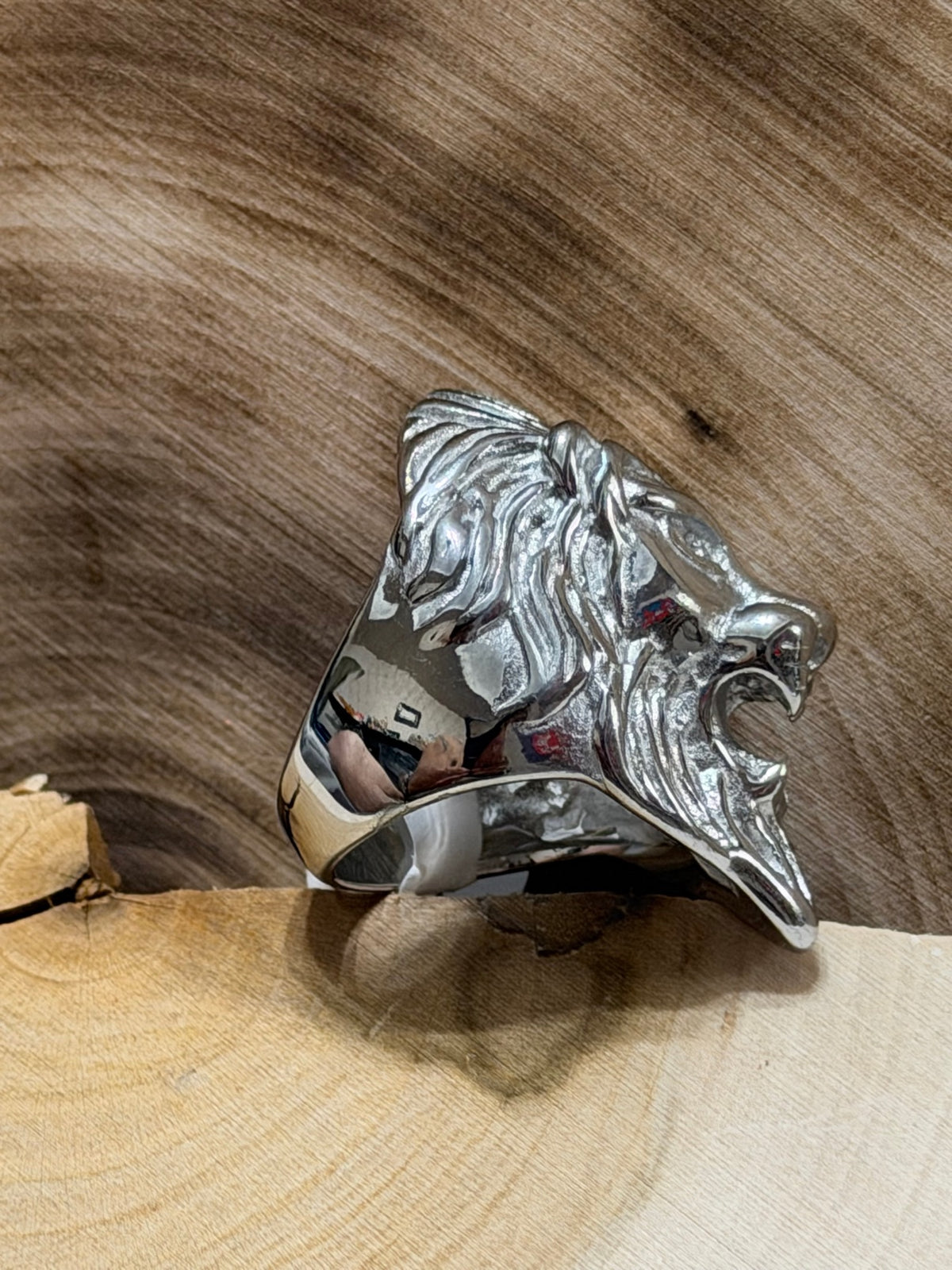 Lion Head Ring Size 7