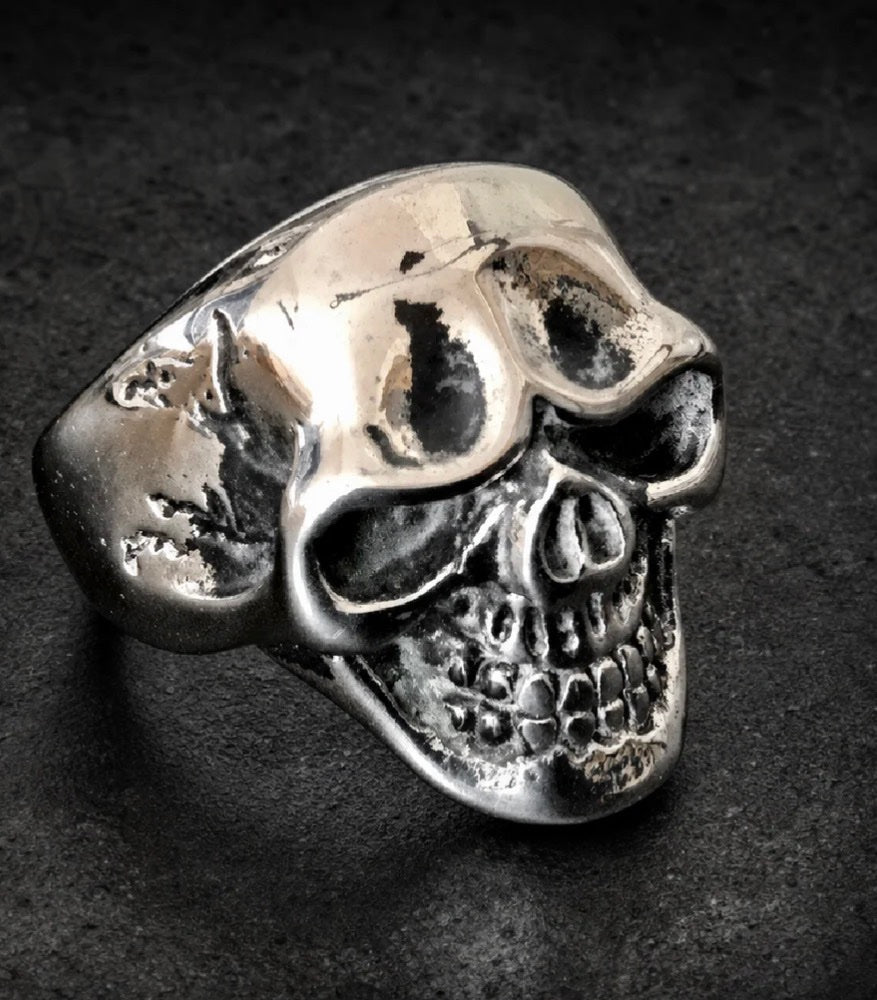 Old School Skully Ring Size 7