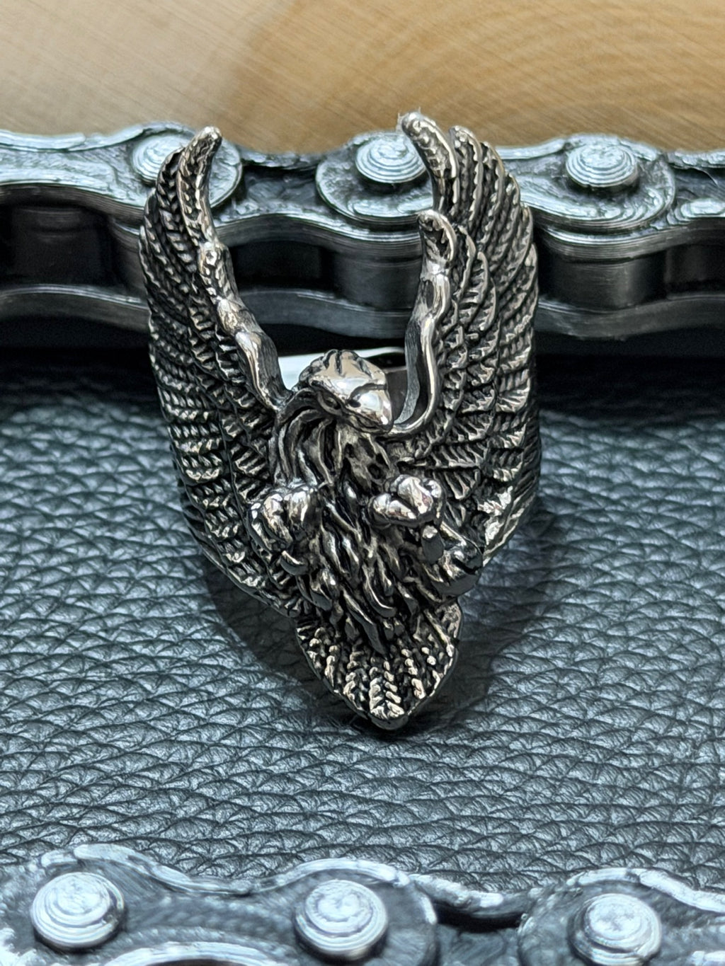 Spread Wing Eagle Ring Size 10
