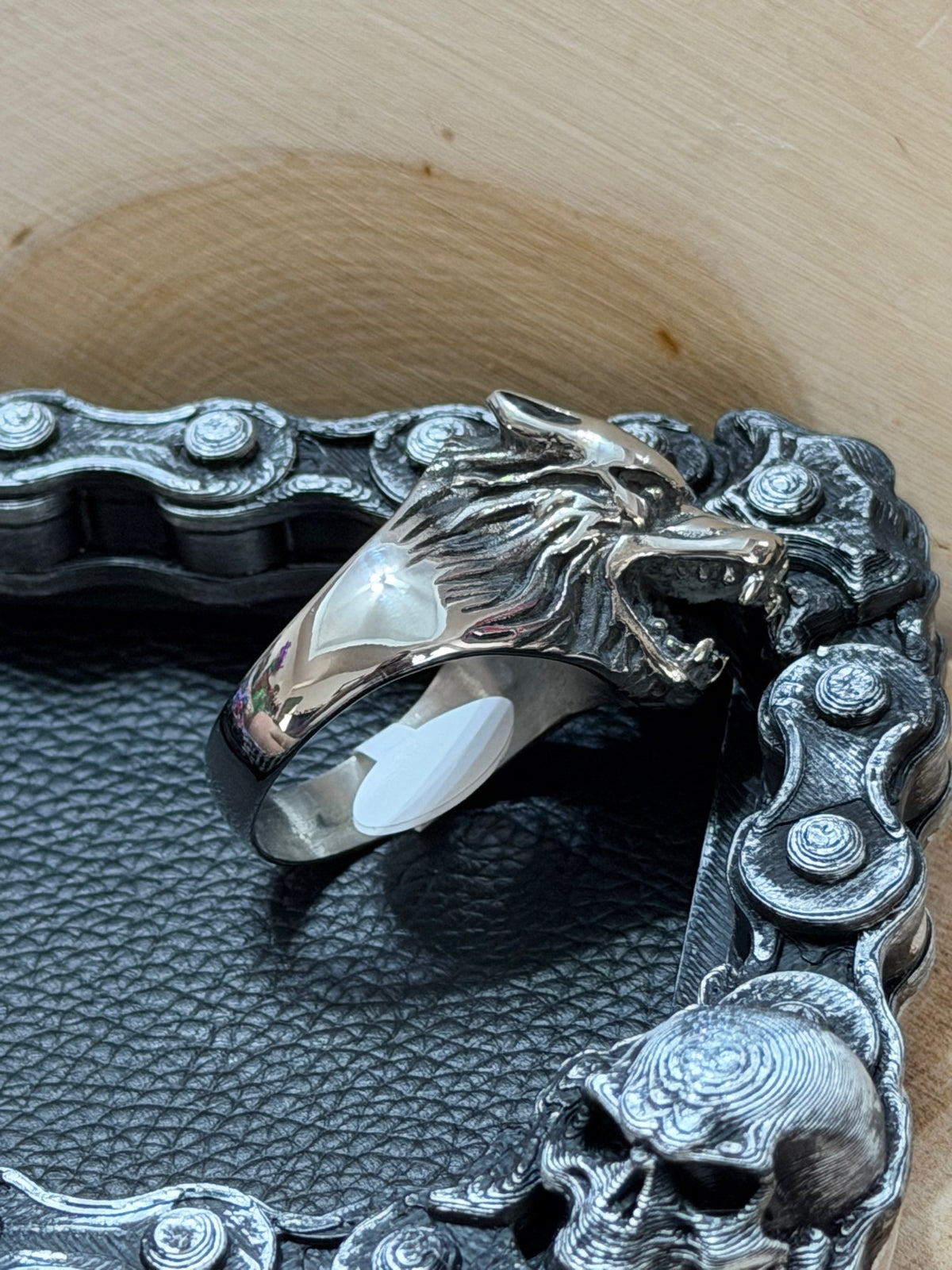 Wolf Head Ring