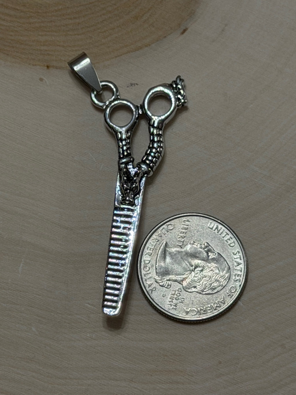 Barber Shears Pendant