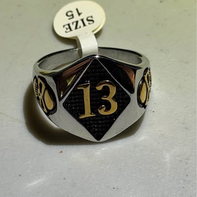 Diamond 13 Ring size 15