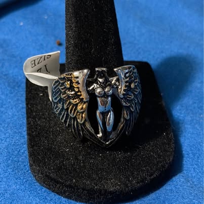 Size 12 Winged Goddess Ring