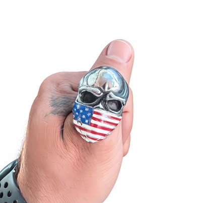 Patriotic Skull Size 11