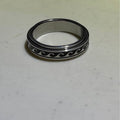 Wave Spinner Ring Size 10