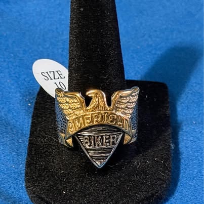 American Biker Eagle Ring