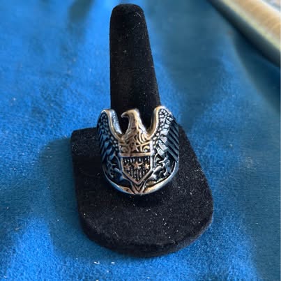 Eagle Shield Ring Size 9