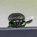 Owl with Green Eyes Size 10