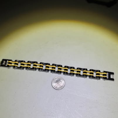 Motorcycle Chain Bracelet 8.5”