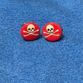 Skull and Crossbones Stud Earrings