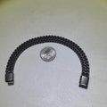 Gunmetal Chevron Link Bracelet