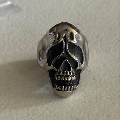 Scream Skull Ring Size 8