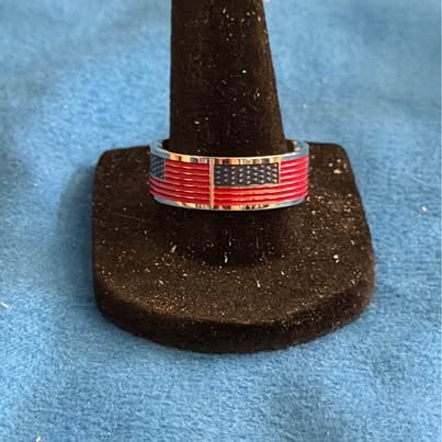American Flag Ring Size 10