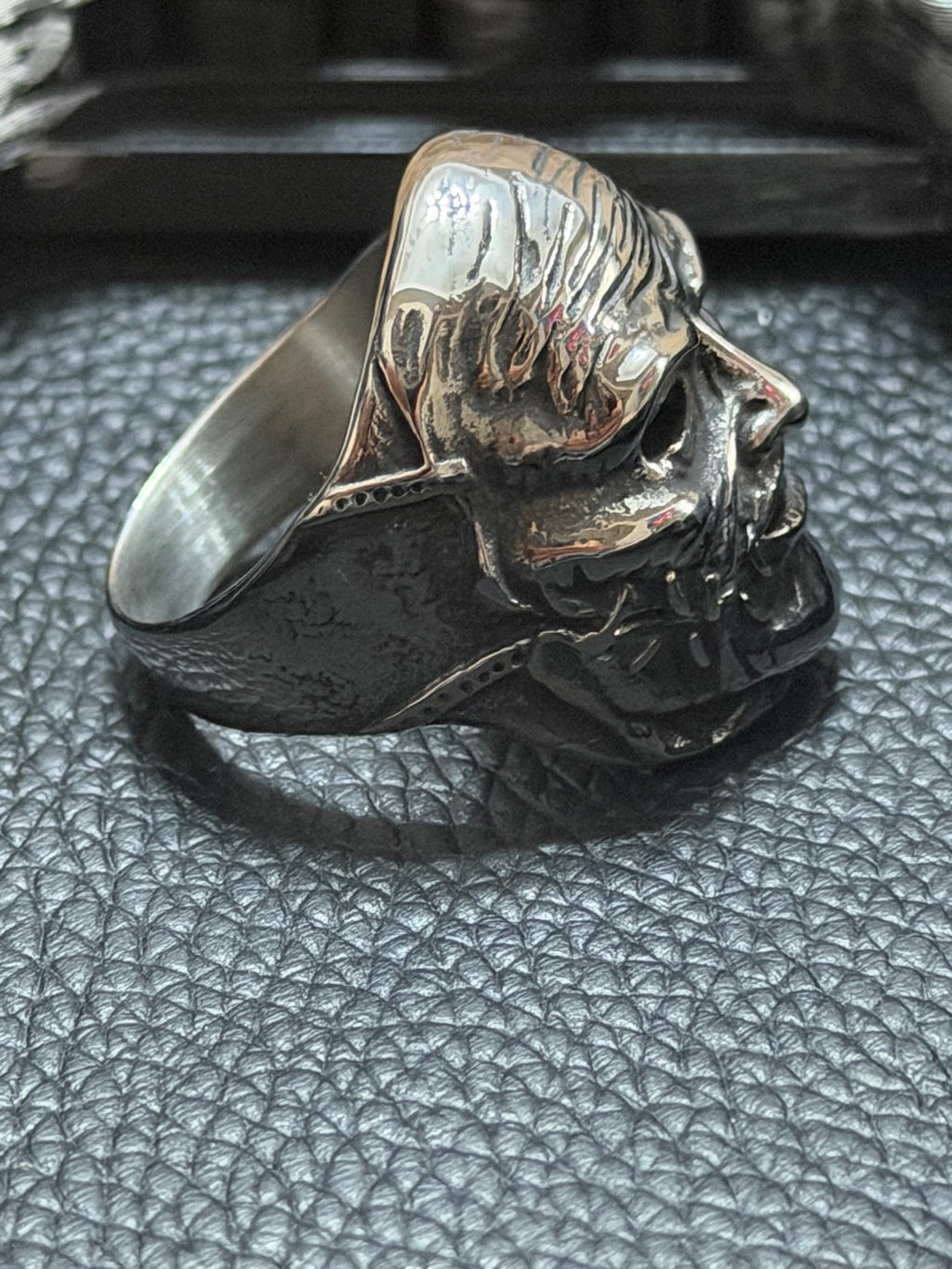 Death Mask Ring Size 11