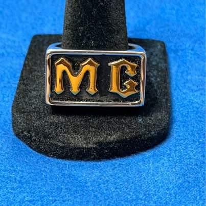 MC Biker Signet Ring size 11