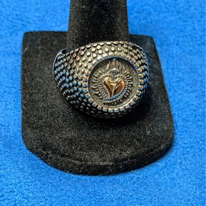 Sacred Heart Signet Ring Size 11