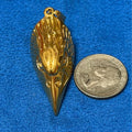 Gold Eagle Head Pendant