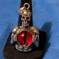Skull and Red Eye Pendant