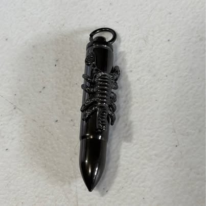 Scorpion Bullet Stash Pendant