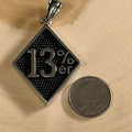 13%er Diamond Shaped Biker Pendant
