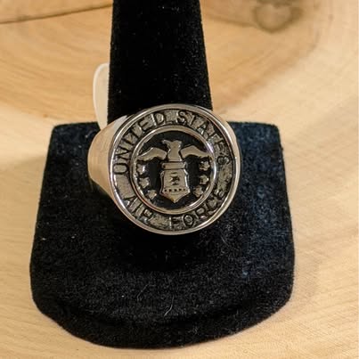United States Air Force Signet Ring Size 9