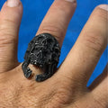 Black 6in1 Skull Ring