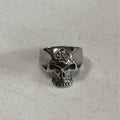 Lucky 13 Spade Jawless Skull Ring