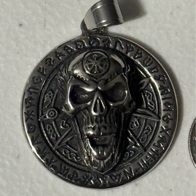 Norse Skull Pendant