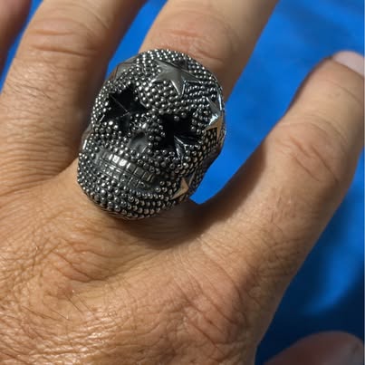 Rockstar Skull Ring Size 12