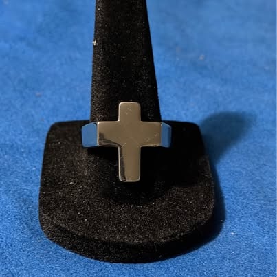 316L stainless steel Cross Ring