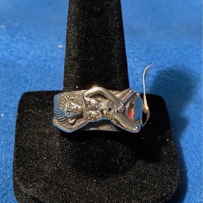 Reclining Nude Figure Ring