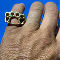 Knuckles Gold Tone Ring