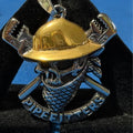 Pipefitters Skull and Wrenches Pendant