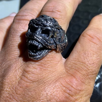 Mummy Skull Ring