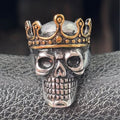 Crown Skull Ring