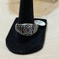 Square of Svarog Slavic Ring Size 10