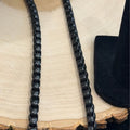 Round box chain necklace 24”