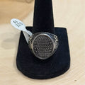 316L Stainless Steel Wicker Signet Ring Size 10