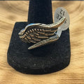 316L Stainless Steel Wing Ring Size 12