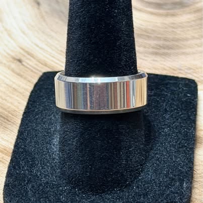 316L Stainless Steel Band Ring Size 7