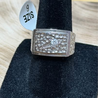 Shooting Star Signet Ring Size 6