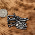 Large 316L Stainless Steel Dragon Head Pendant