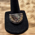 Punisher Skull and Lightning Bolt Ring Size 11