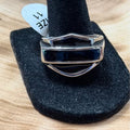 316L Stainless Steel Bar & Shield Ring Size 11