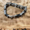 Motorcycle Chain Style Bracelet 8.5”x0.5”