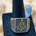 Master Mason Freemason Ring Size 9