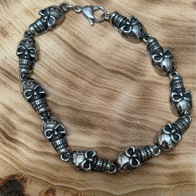 Skull Link Bracelet